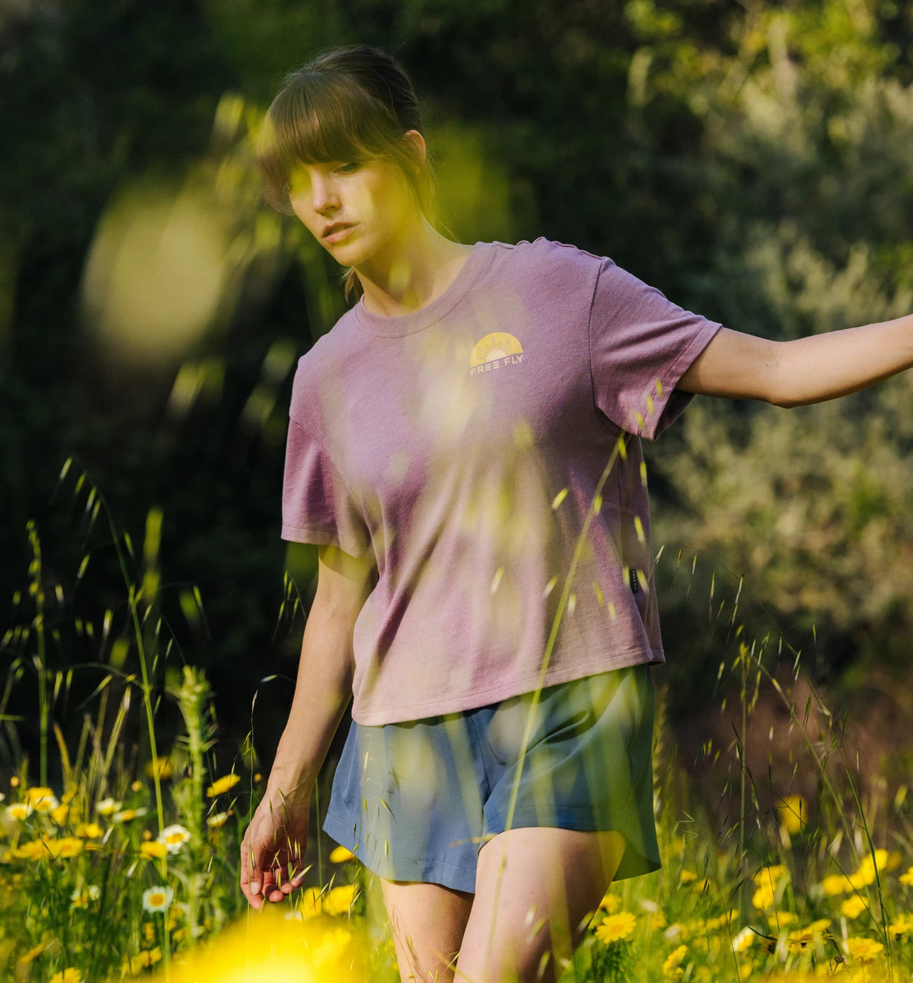 Women's Daybreak Tee - Heather Fig
