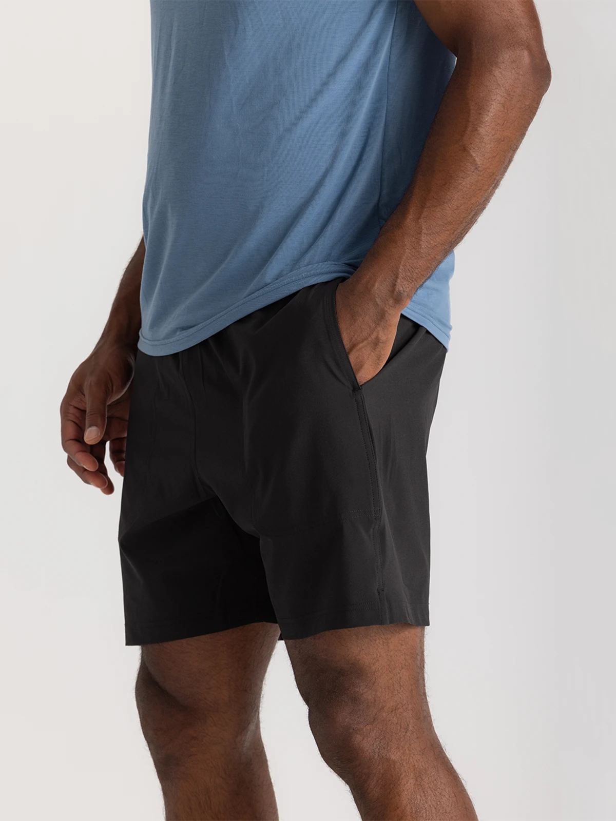 Men's Bamboo-Lined Active Breeze Short – 7" - Black