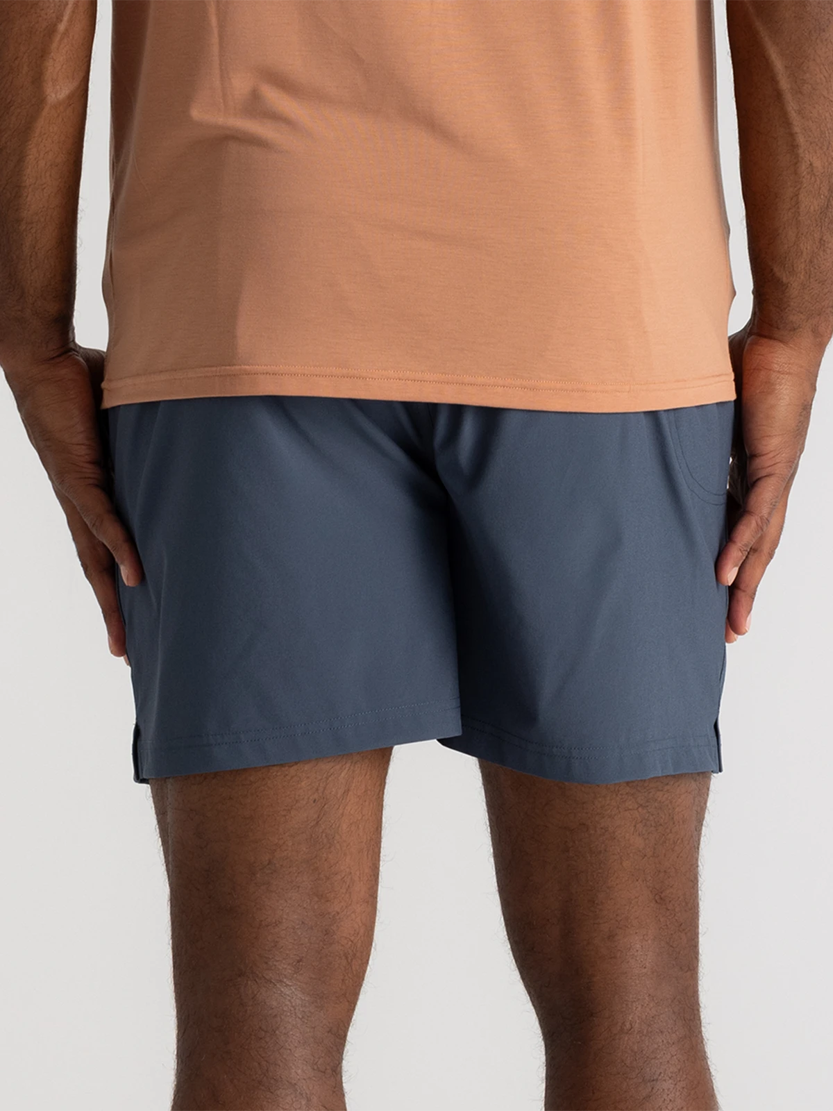 Men's Bamboo-Lined Active Breeze Short – 5.5" - Blue Dusk II