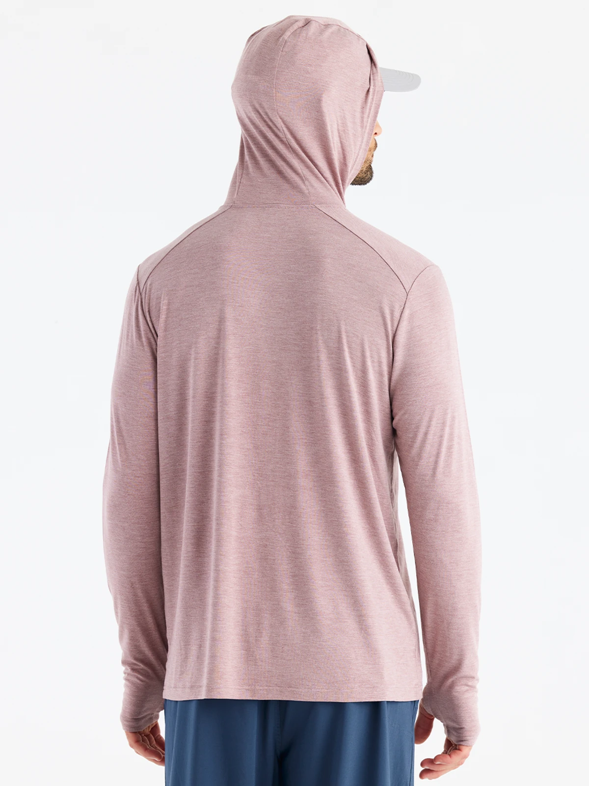 Men's Bamboo Shade Hoodie - Heather Adobe Red