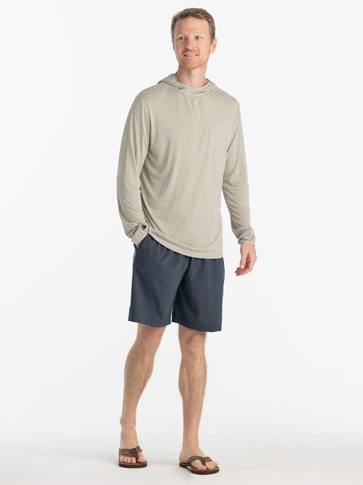 Men's Breeze Short – 8" - Blue Dusk II