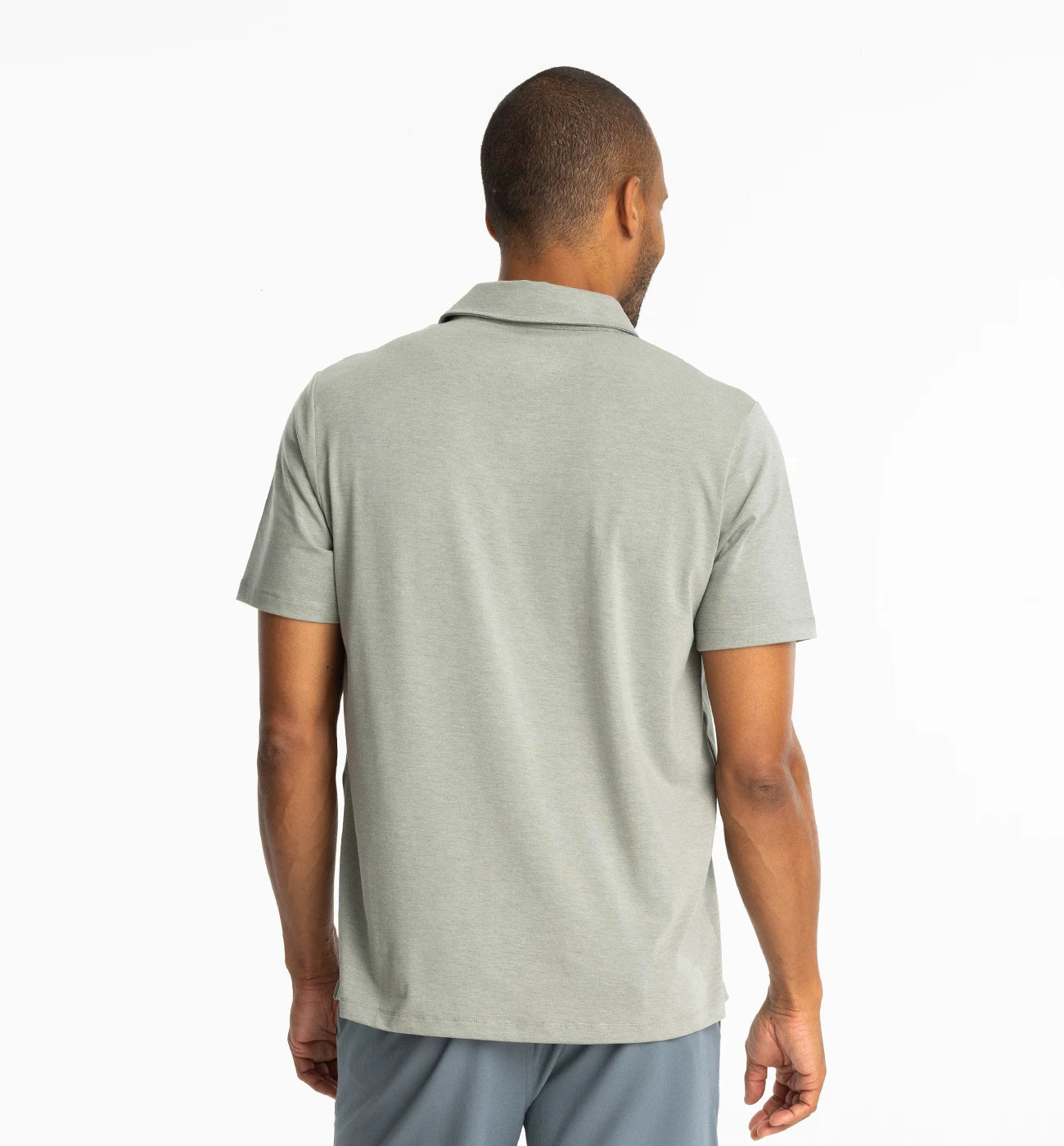 Men's Bamboo Flex Polo II - Heather Agave Green
