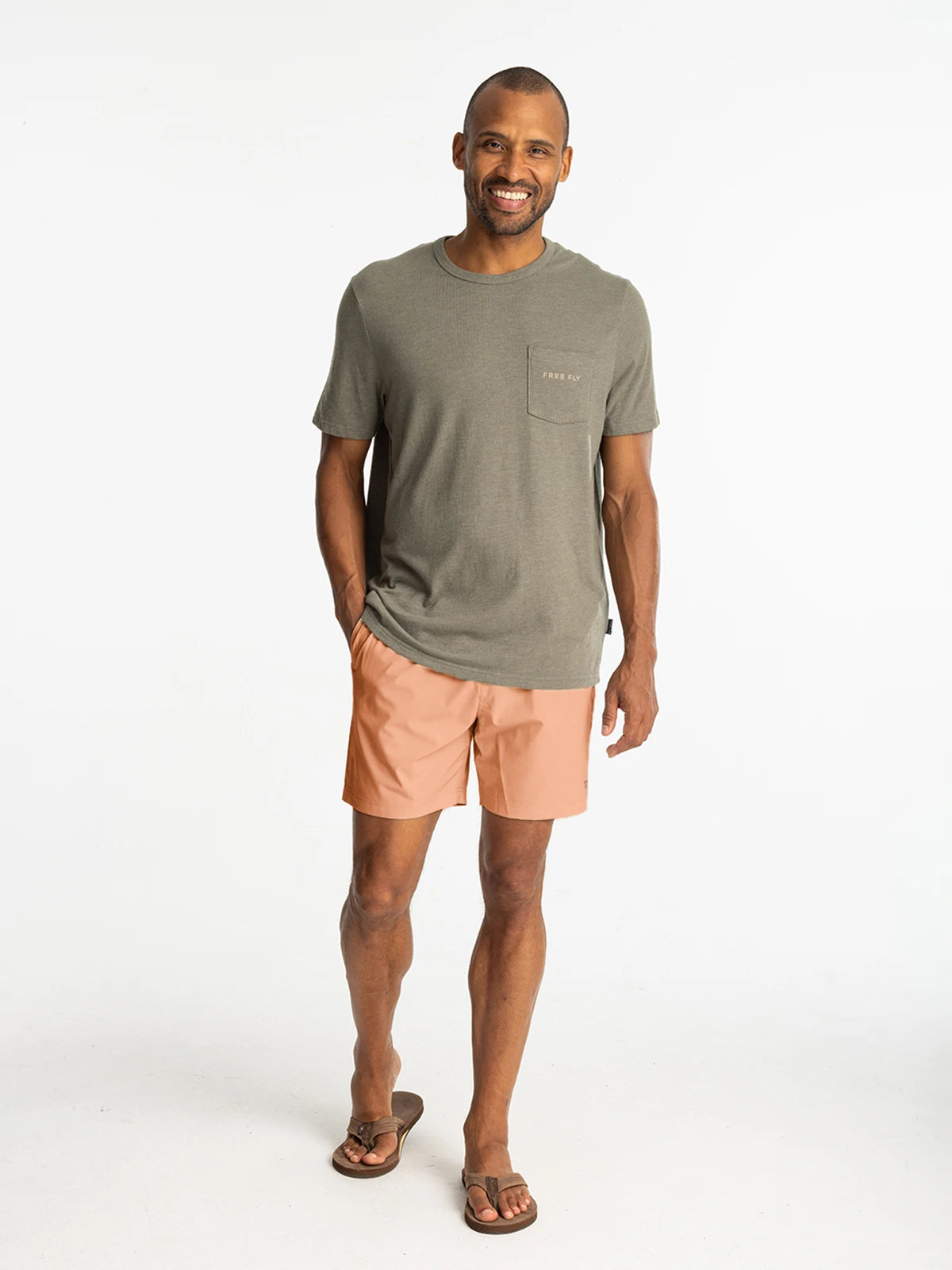 Men's Breeze Short – 6" - Rust
