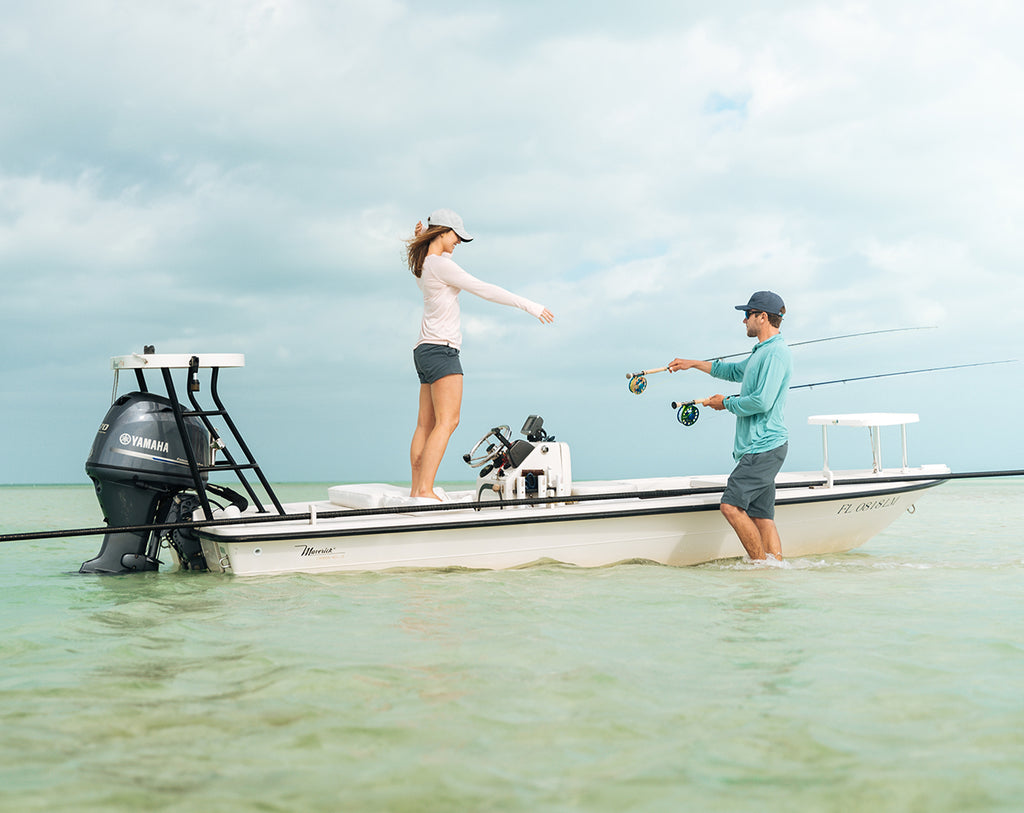 Flats Fishing In Our New Utility Shorts - Do Everything!