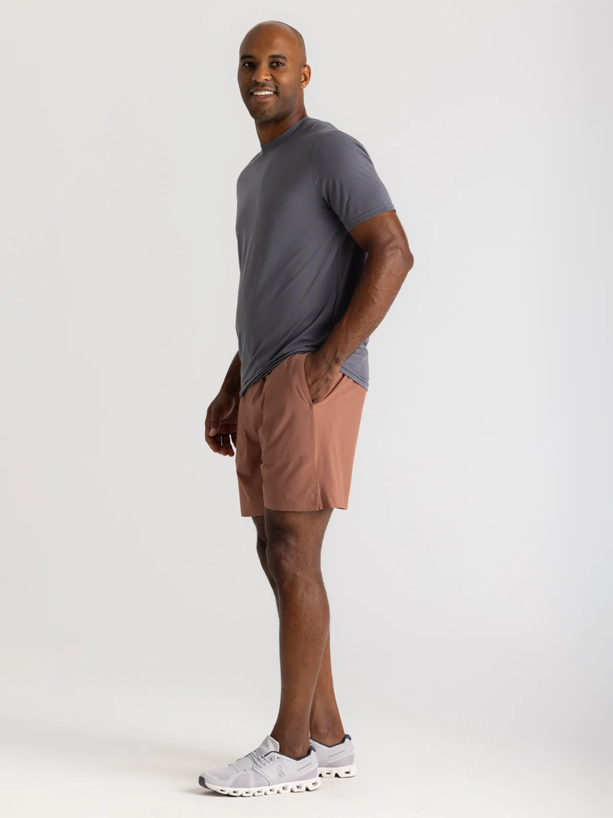 Men's Bamboo-Lined Active Breeze Short – 7" - Baltic Amber