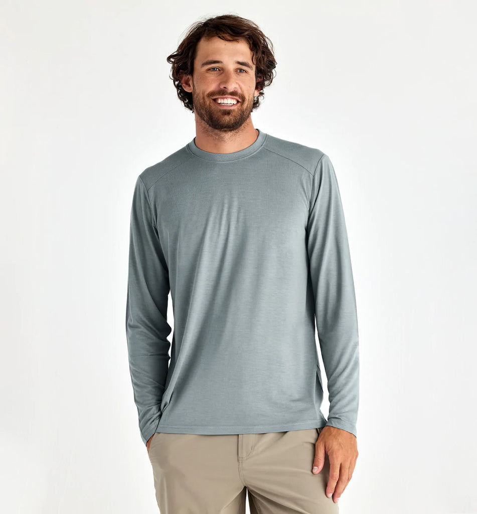 Men's Bamboo Lightweight Long Sleeve - Slate – Free Fly Apparel