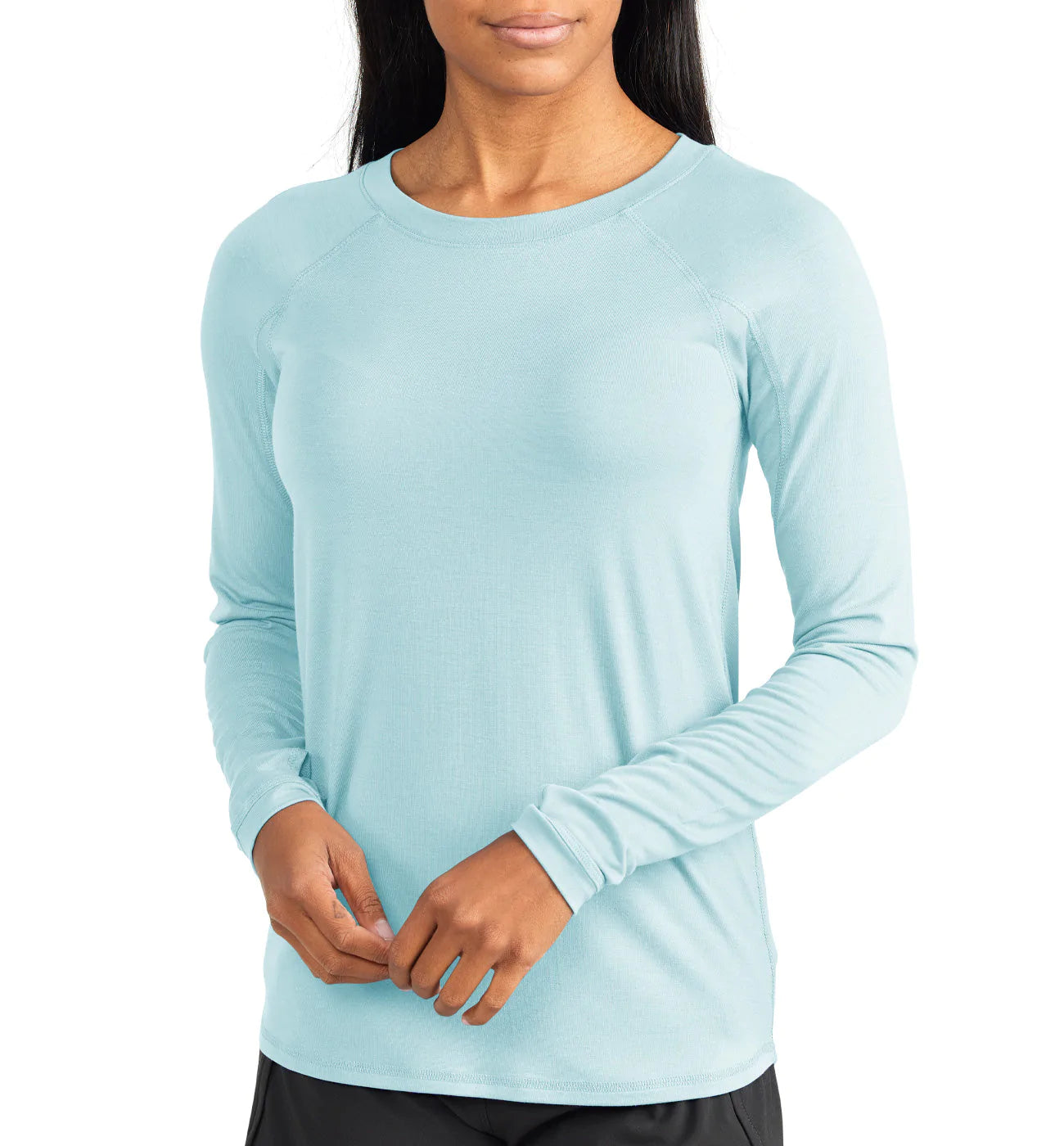 Women's Bamboo Shade Long Sleeve - Ocean Mist – Free Fly Apparel