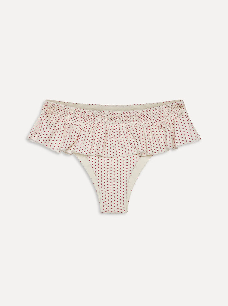 SUNDAY BOTTOM IN STRAWBERRY POLKA DOT