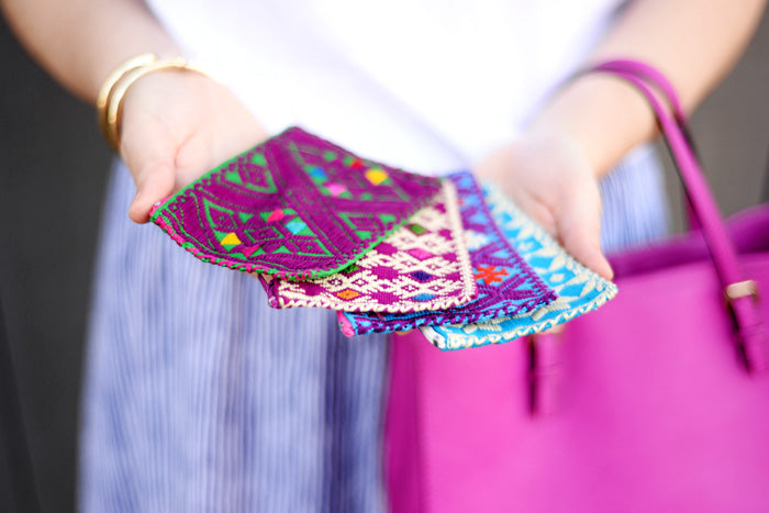 Embroidered Mexican Coin Purse - handmade in Chiapas | The Little Pueblo