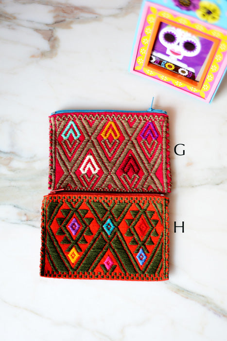 Embroidered Mexican Coin Purse - handmade in Chiapas | The Little Pueblo