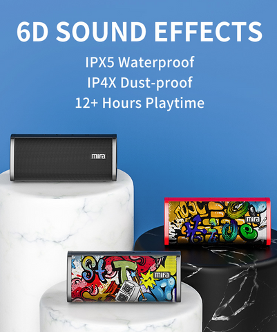 6D Sound Effects Mifa Waterproof Speaker