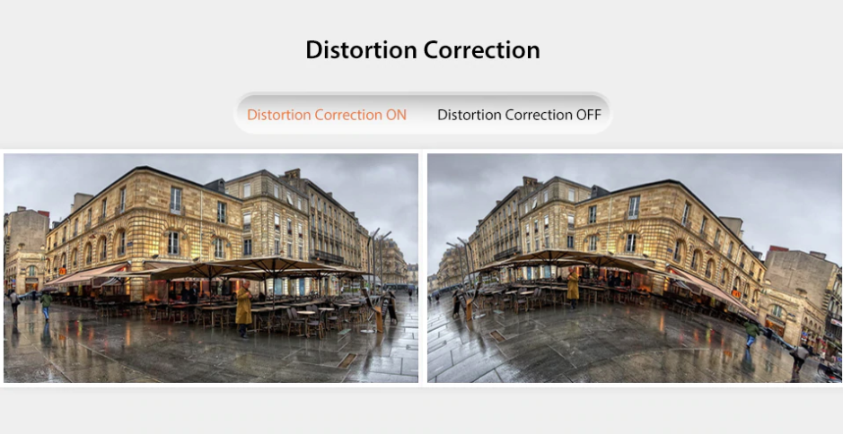 distortion correction camera