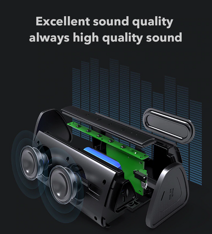 Excellent sound quality always high quality sound