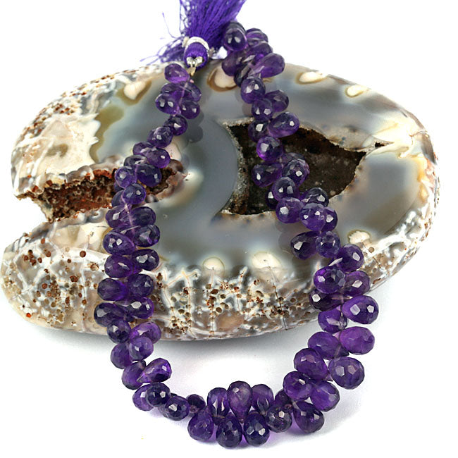 amethyst gemstone bead