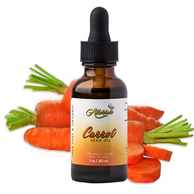 Allurials organic carrot seed oil for the skin