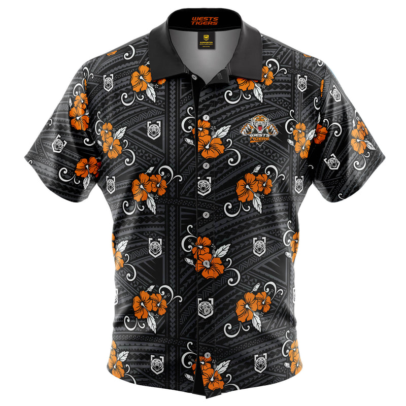 wests tigers hawaiian shirt