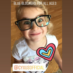 Kid's Blue Light Blocking/Filter Computer Glasses Blue Blockers Cyxus