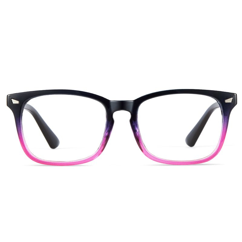 purple nerd glasses