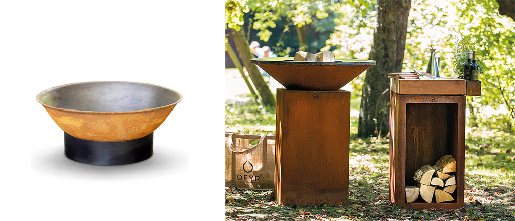 OFYR® 100/100 Corten and Firepit Cupola