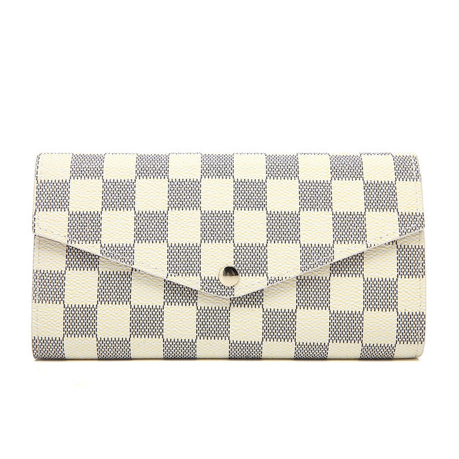 Lulu Louis Vuitton Inspired Purse / Wallet - White Check – Style Of Beyond