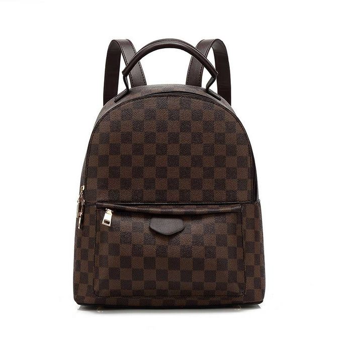 &#39;Essentials&#39; Louis Vuitton Inspired Backpack - Brown Check – Style Of Beyond