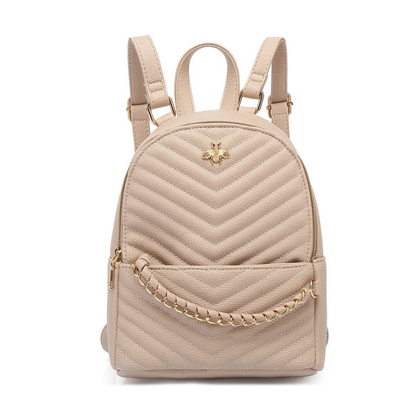 Haisley Bee Gucci Inspired Mini Backpack - Nude – Style Of Beyond