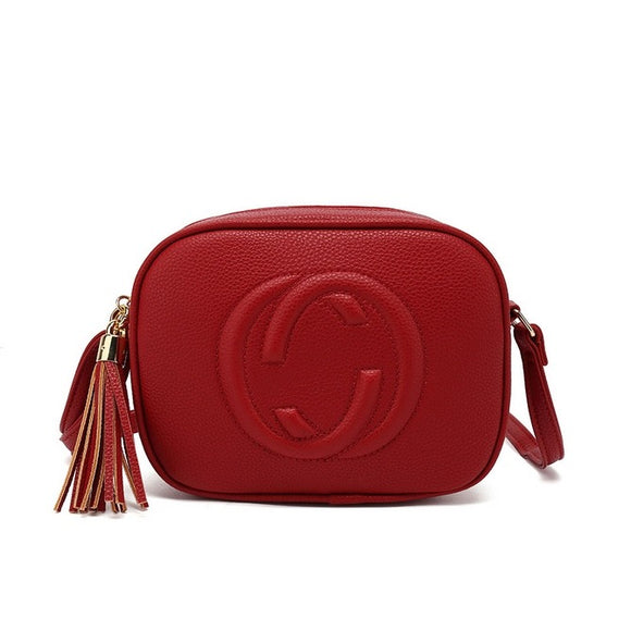 Soho Gucci Inspired Disco Bag - Red 