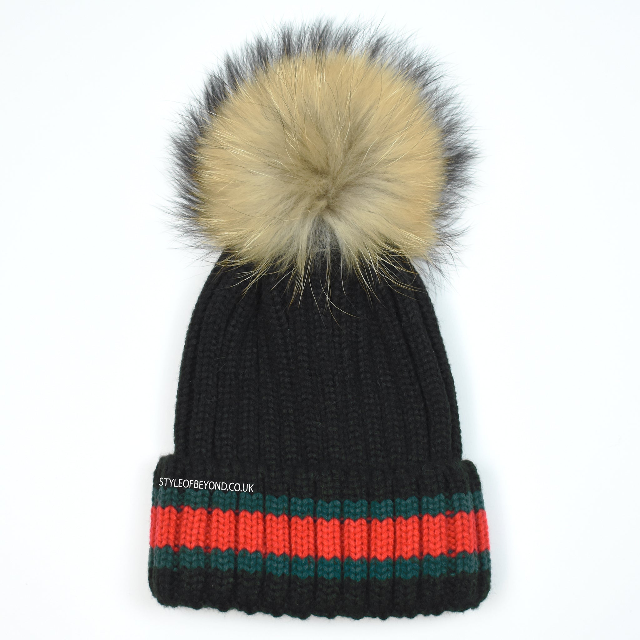 Elsa Real Fur Pom Pom Gucci Inspired 