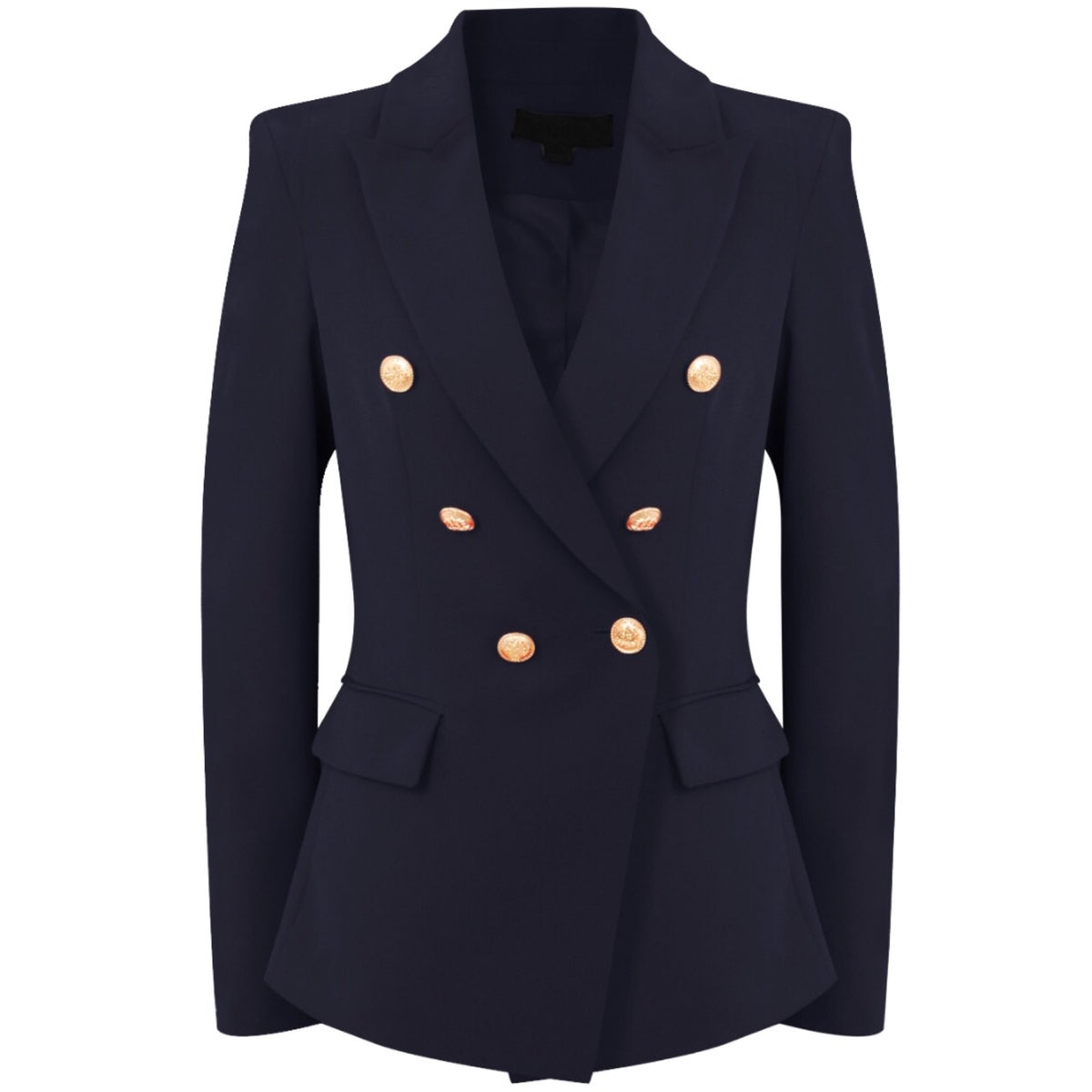 Victoria Balmain Inspired Tailored Blazer - Navy – Style Of Beyond