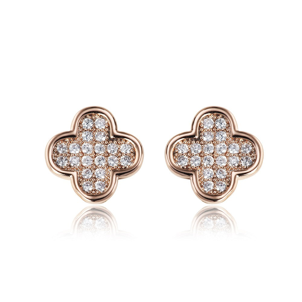 Kiki Stud Louis Vuitton Inspired Earrings - Rose Gold – Style Of Beyond