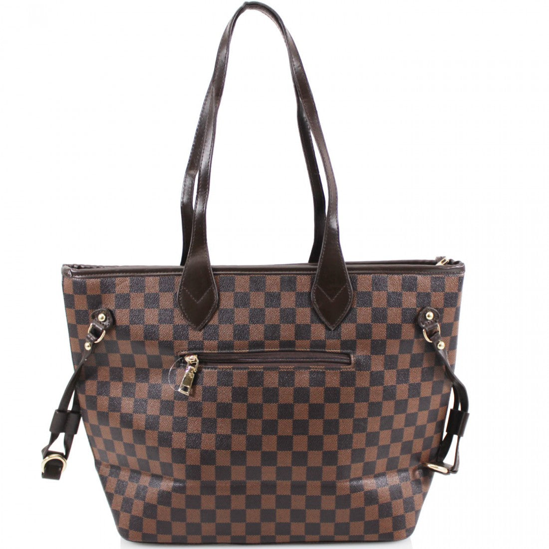 &#39;Lets Shop&#39; Louis Vuitton Inspired Tote Bag - Brown Check – Style Of Beyond
