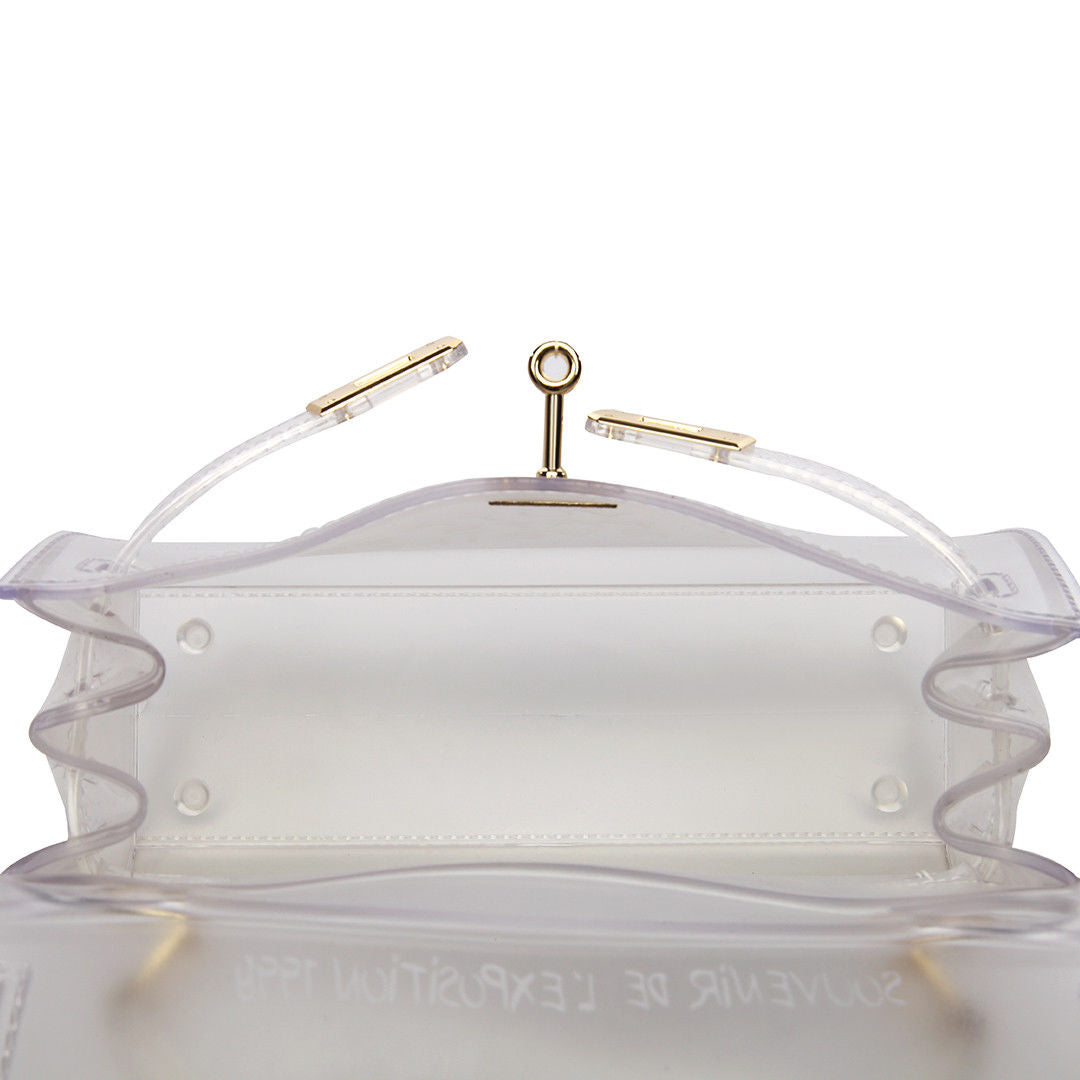 Voyage Clear Hermes Inspired Bag - White – Style Of Beyond
