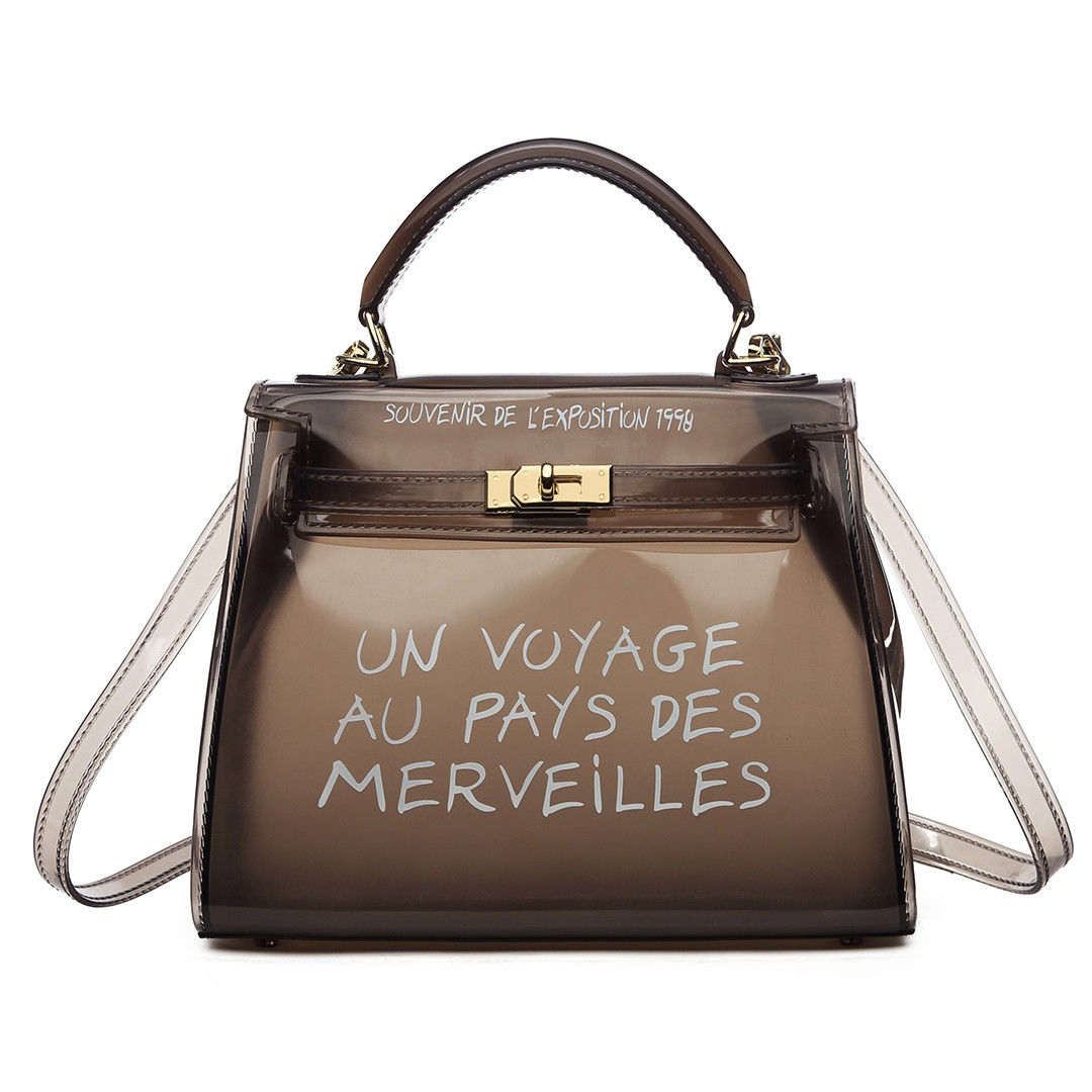 Voyage Clear Mini Hermes Inspired Bag - Black – Style Of Beyond