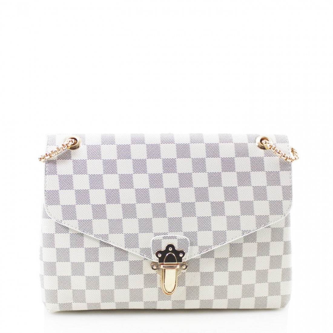&#39;Date Night&#39; Louis Vuitton Inspired Bag - White Check – Style Of Beyond