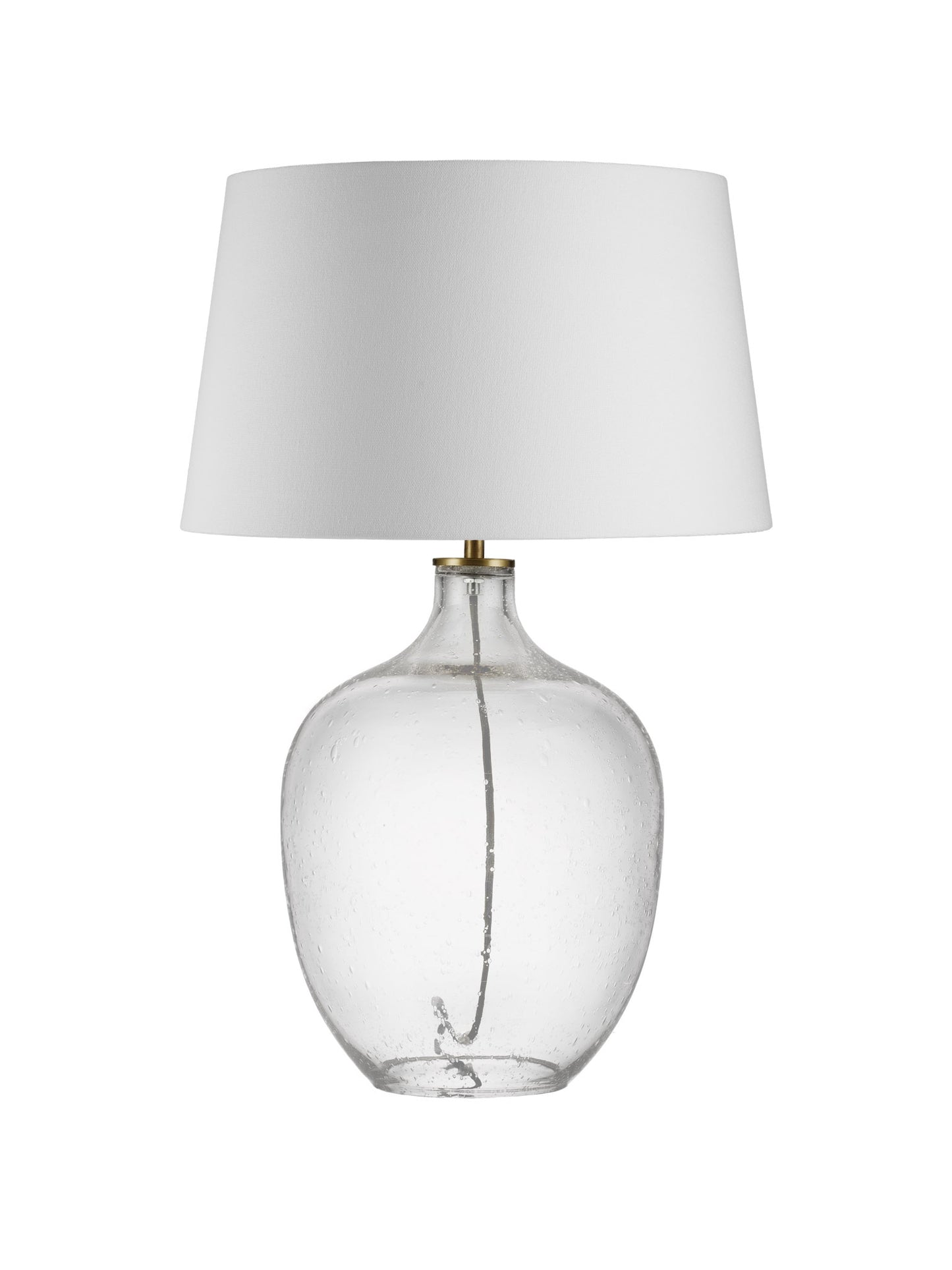 clear glass bubble lamp