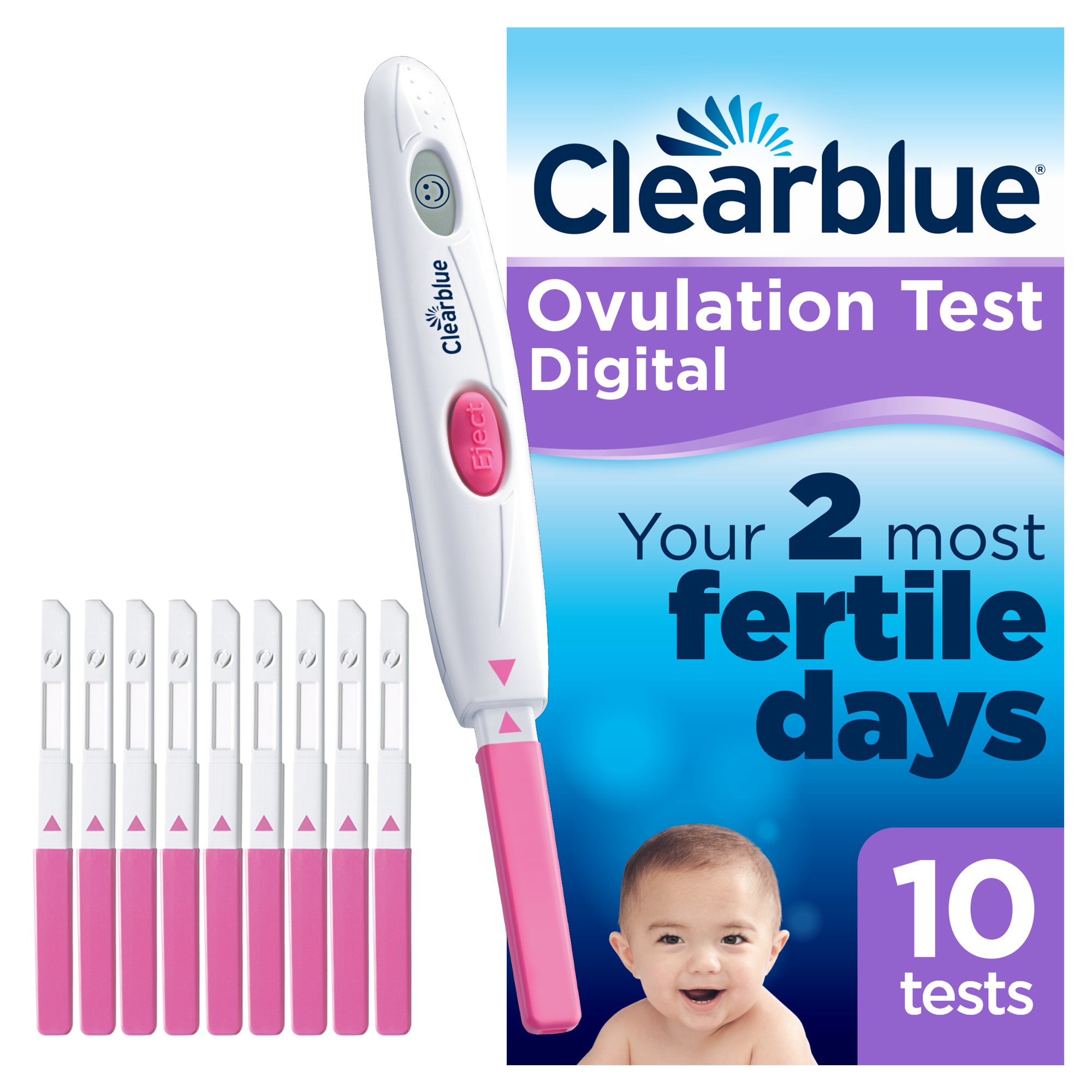 Clearblue Pregnancy Test, 2 Digital Pregnancy Tests