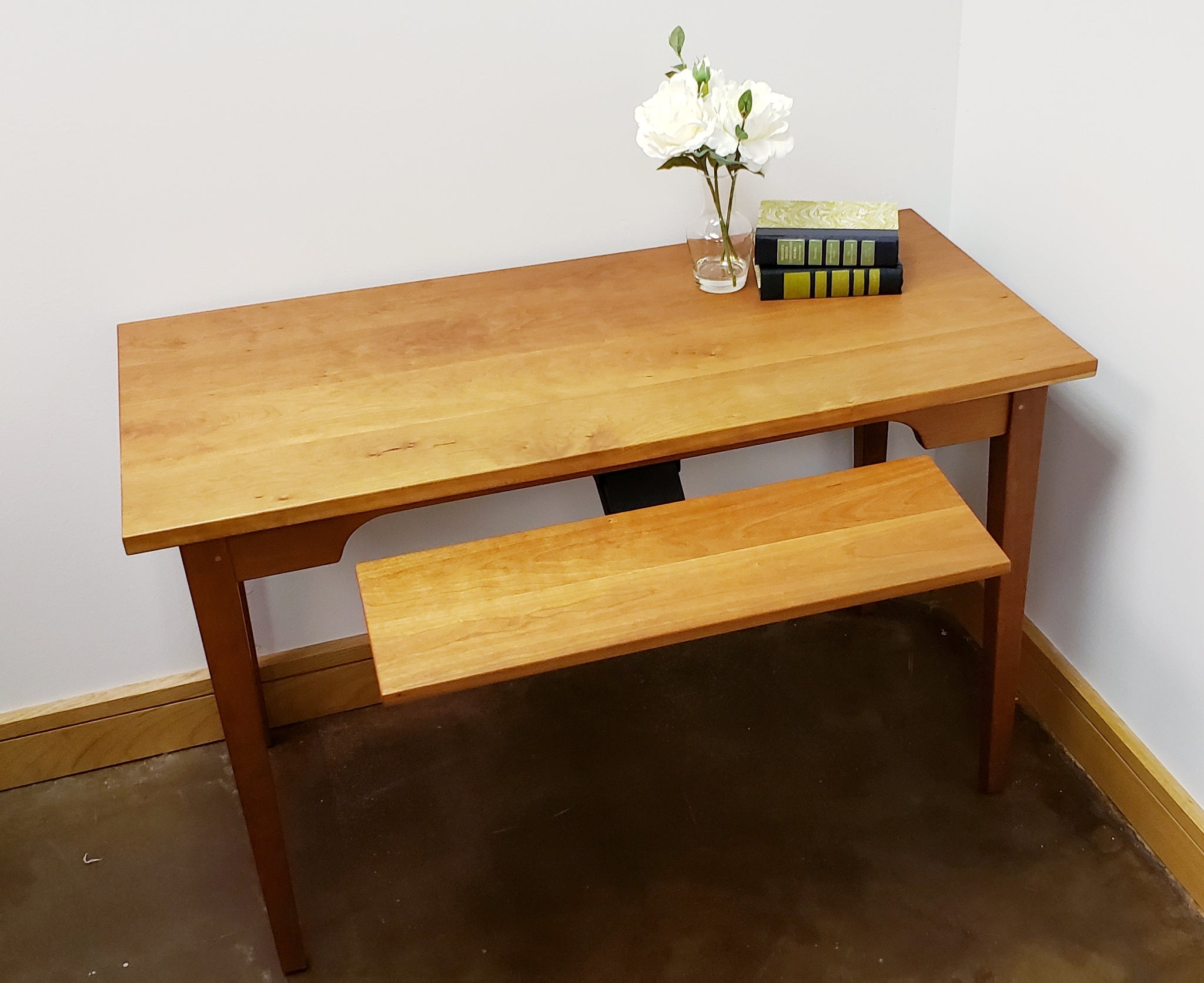 Small Table Desk Hardwood Artisans Handcrafted Office Furniture