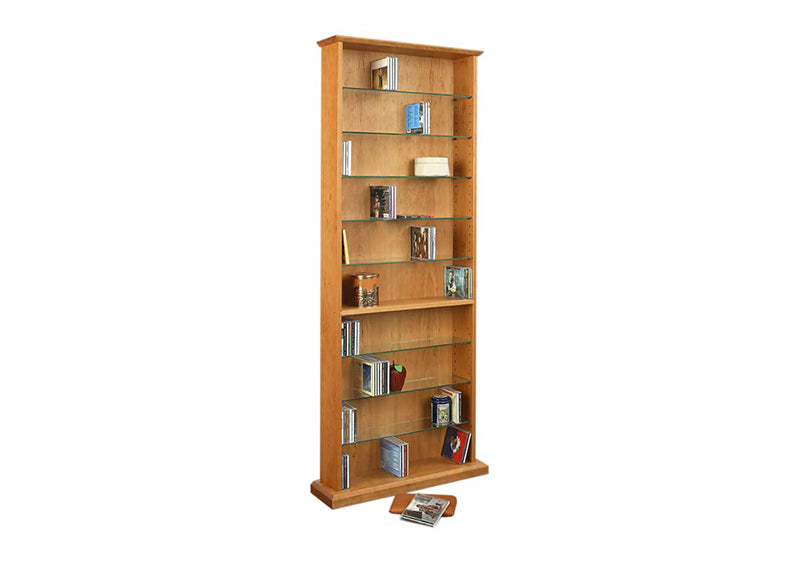Cd Bookcase Hardwood Artisans Handcrafted Living Furniture