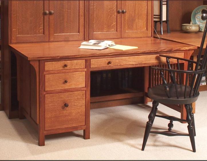 Craftsman Desk Collection Hardwood Artisans Handcrafted Office