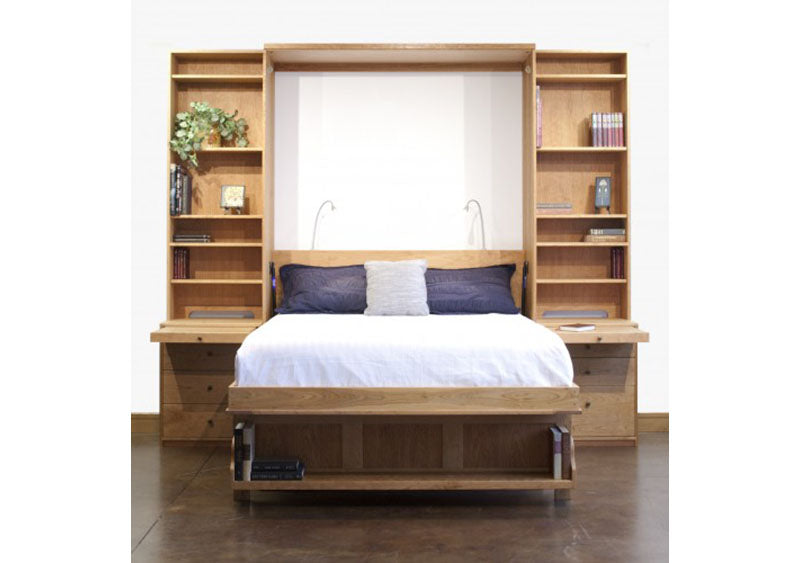 Desk Wall Bed Hardwood Artisans