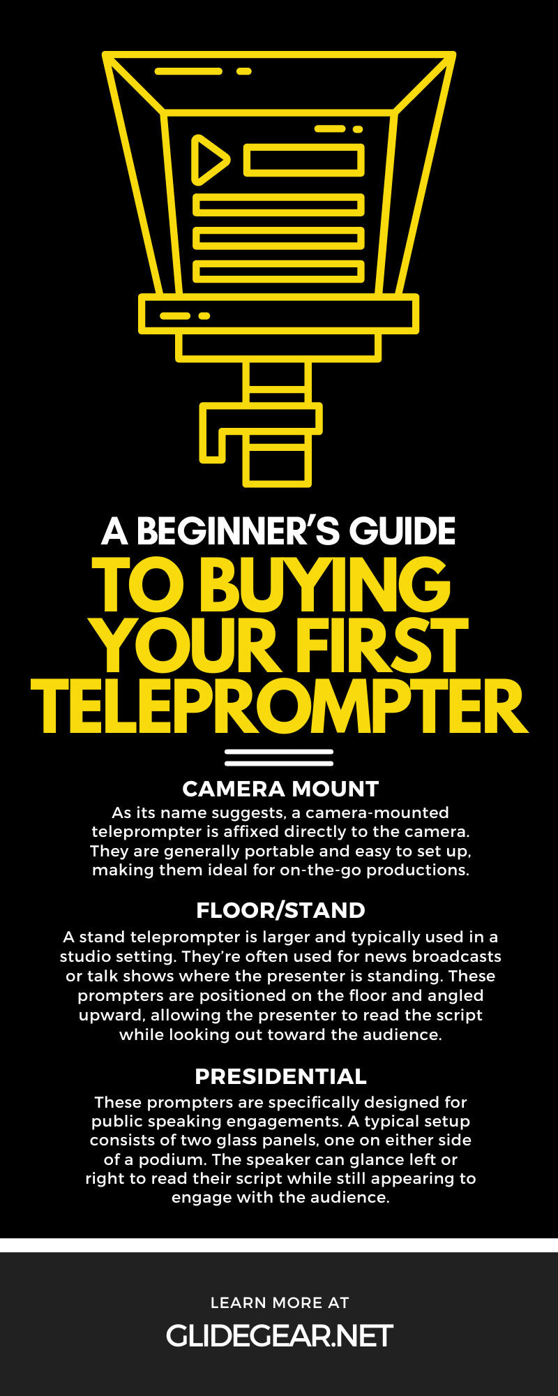 A Beginner’s Guide to Buying Your First Teleprompter