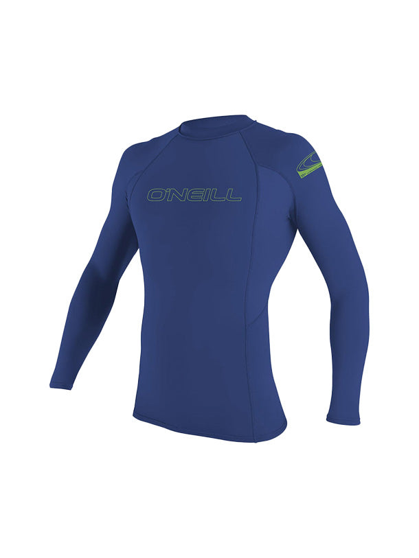 Youth Basic Skins UPF 50+ Long Sleeve Crew Rashguard