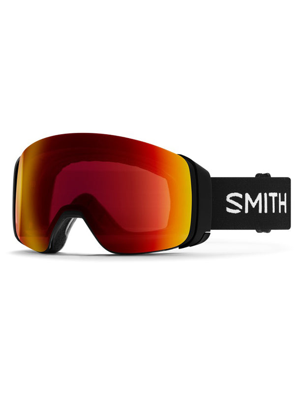 4D MAG Snow Goggles '24 - Black/ ChromaPop Sun Red MIrror