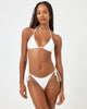 Seashell Aspen Bikini Top - White