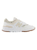Womens 997H Shoes - Calm White/ Taupe with Animal Print