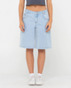 LOW RISE WIDE LEG DENIM JORT