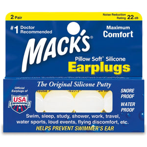 Macks Silicon Ear Plugs Pillow SoftA(R) Silicone Putty Ear Plugs
