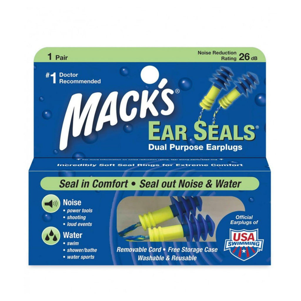 Mack's Ear SealsA(R) Dual Purpose Ear Plugs w/ Leash