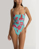 Inferna Floral Scrunched Side One Piece