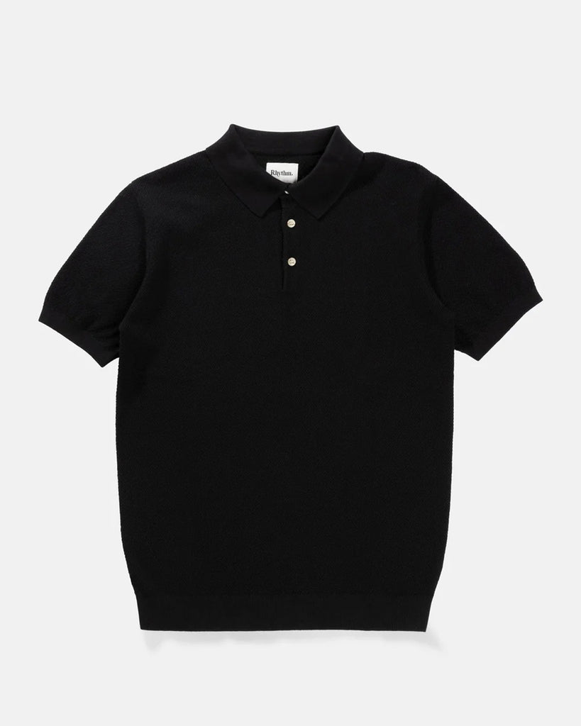 Textured Knit S/S Polo